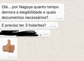 duvida sobre o tempo que demora